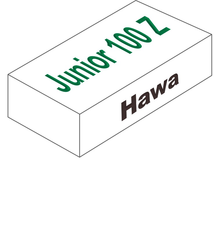 HAWA Schiebetürbeschlag Junior 100 Z für Holztüren bis 100 kg Produktbild BIGPIC L