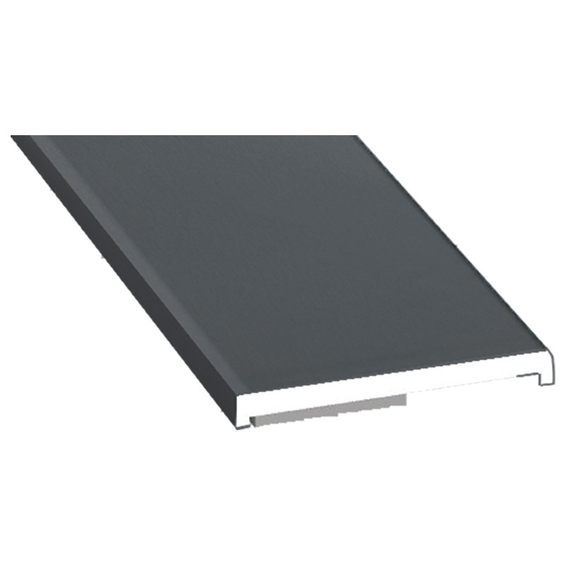 Flachprofil 25x3mm SK Lg. 6,00m foliert 70 1205-167 Basaltgrau Produktbild BIGPIC L