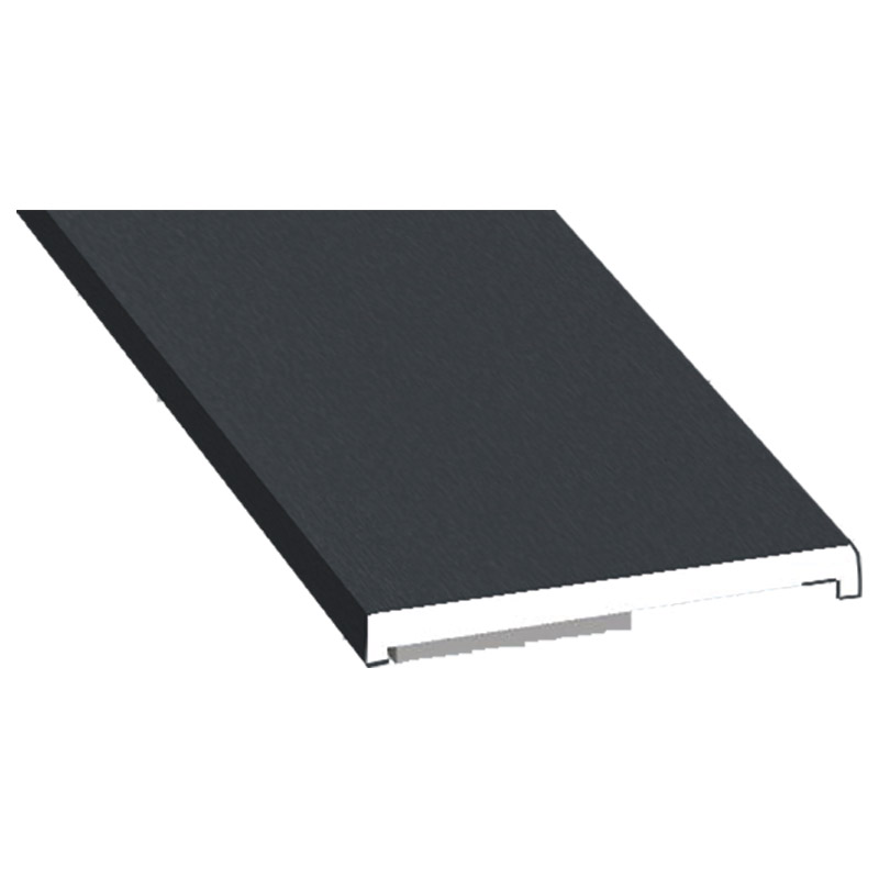 Flachprofil 25x3mm SK Lg. 6,00m foliert 701505-167 Schiefergrau Produktbild BIGPIC L