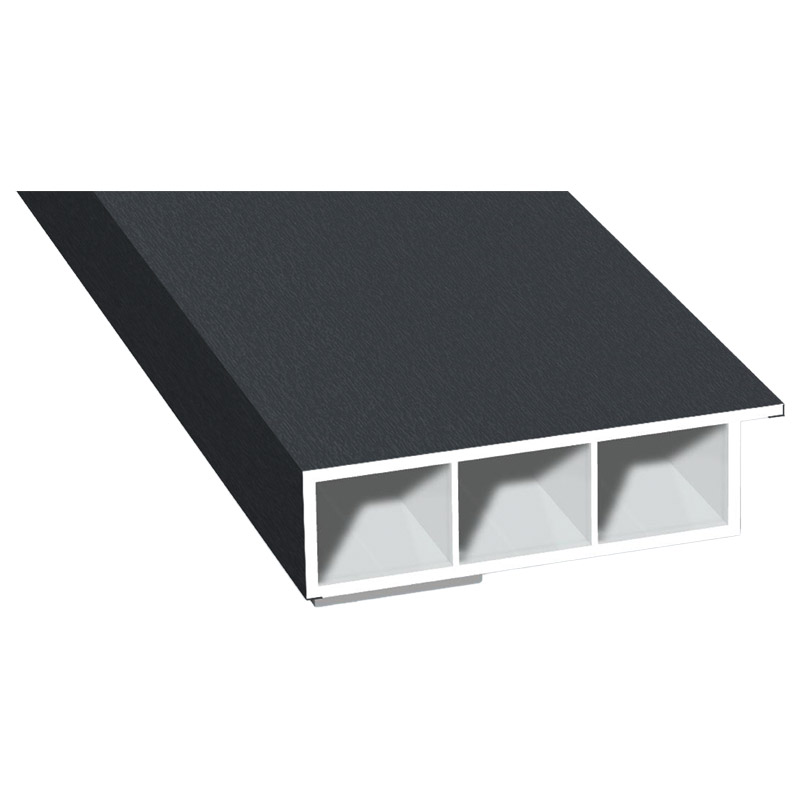 Kammerprofil 60x15 mm SK Lg. 6,00 mfoliert, mit Nase701505-167 SCHIEFERGRAU [54] Produktbild BIGPIC L