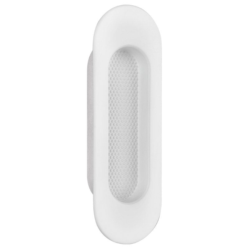 greenteQ Griffmuschel HSTG.FRS.ER verkehrsweiß beschichtet RAL9016, oval Produktbild BIGPIC L