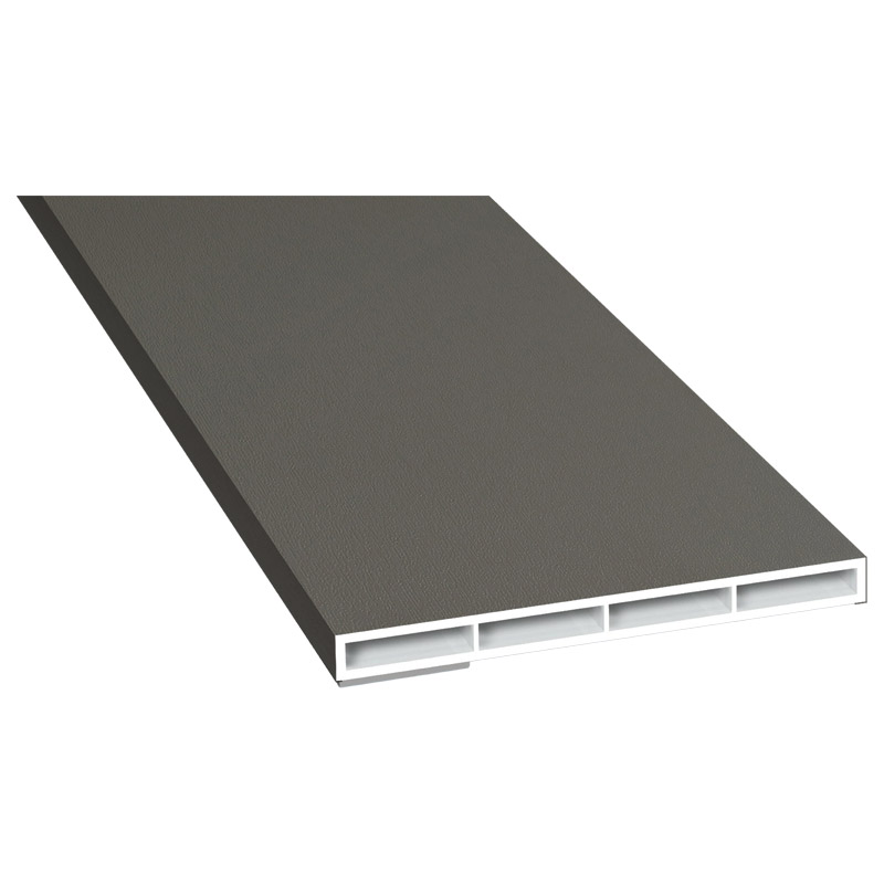 Kammerprofil 80x7 mm SK Lg. 6,00 mfoliert, ohne Nase70 3905-167 QUARZGRAU [64] Produktbild BIGPIC L
