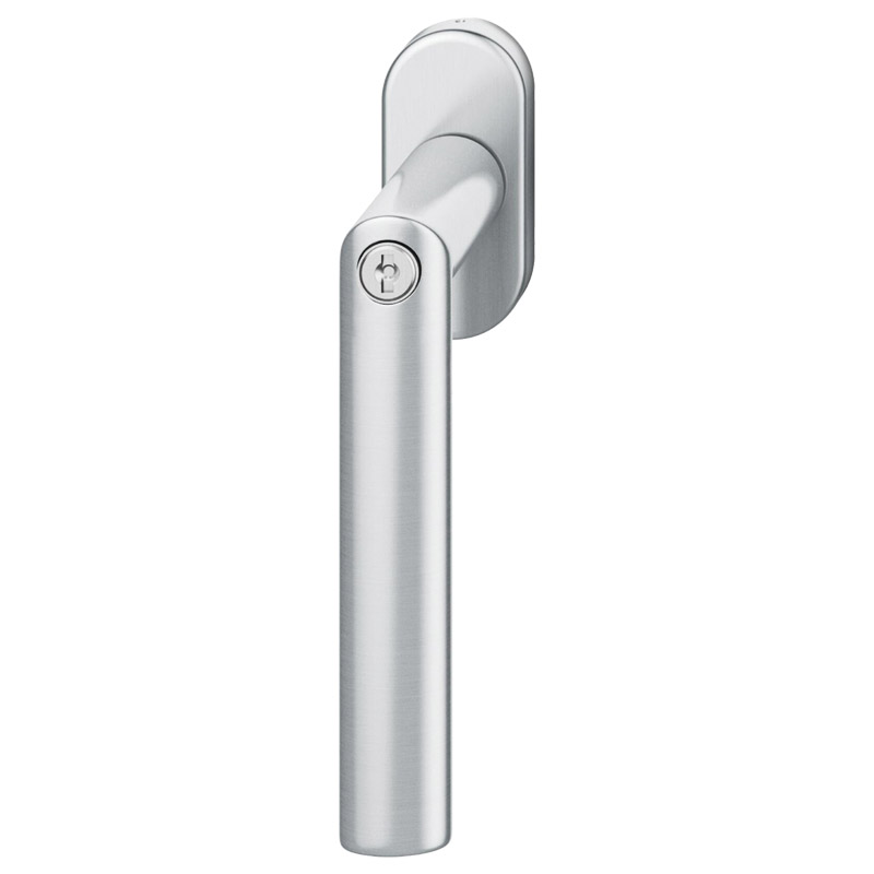 FSB Fenstergriff 34 1108 Edelstahl fein matt gebürstet 6204, abschließbar 100 Nm, ovale Rosette, variabler Vierkantstift vorstehend 31-36 mm, 7 mm, No Produktbild BIGPIC L