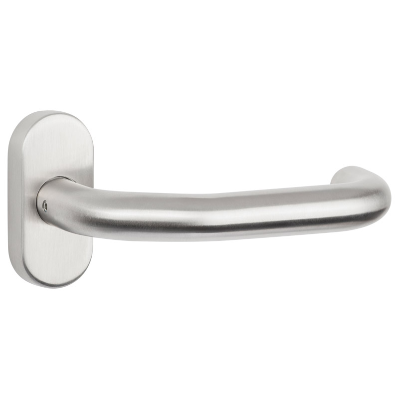 greenteQ Drückerlochteil auf ovaler Rosette DG60H.V.ER.ORS.LT Produktbild BIGPIC L