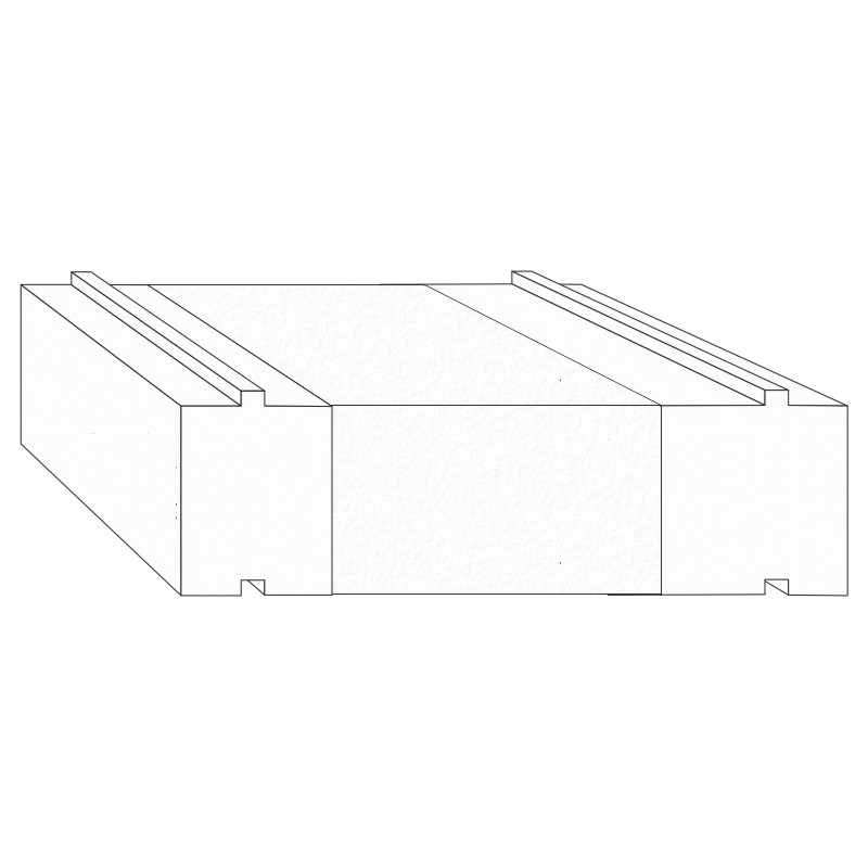 greenteQ Unterbaudämmprofil HST hochdämmend für Profine Premidoor 76 Produktbild BIGPIC L