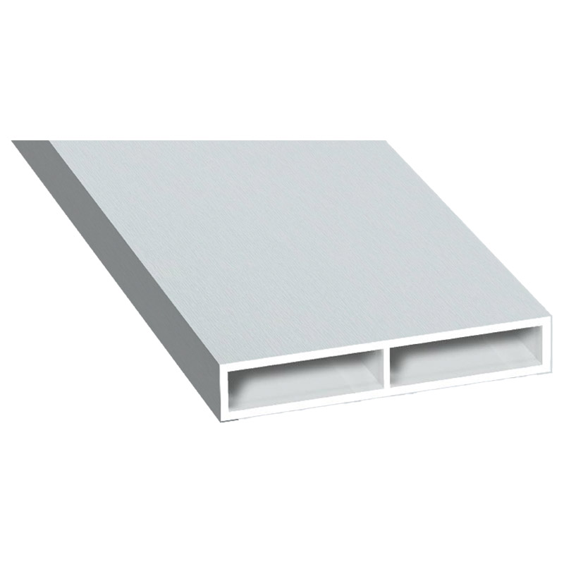 Kammerprofil 40x7 mm Lg. 6,00 mfoliert, ohne Nase72 5105-167 LICHTGRAU [70] Produktbild BIGPIC L