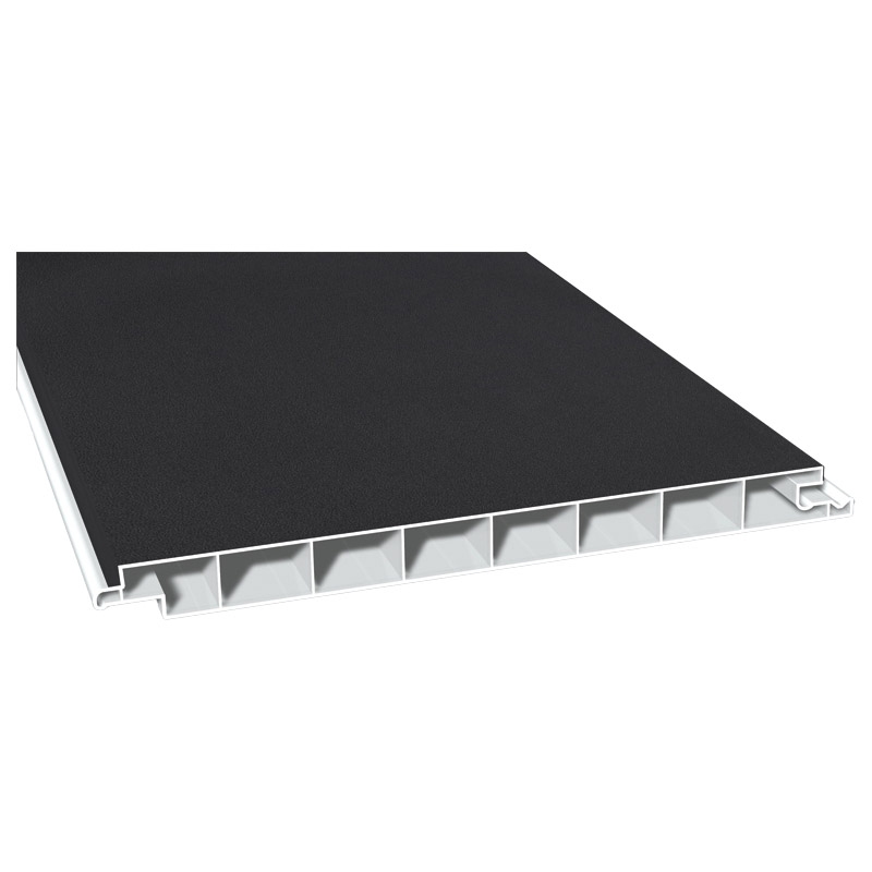 Nut- u. Federprofil 200x17 mm Lg. 6,00 mfoliert, geradePX 47097 BLACK ULTI MATT [139] Produktbild BIGPIC L