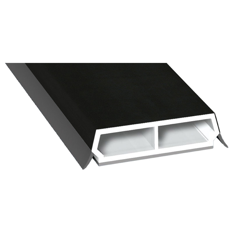Trapez-Sprosse 38 mm SK Lg. 6,00 mfoliert, mit zwei schwarzen Weichlippen446 7062 JET BLACK SFTN CC+ [146] Produktbild BIGPIC L