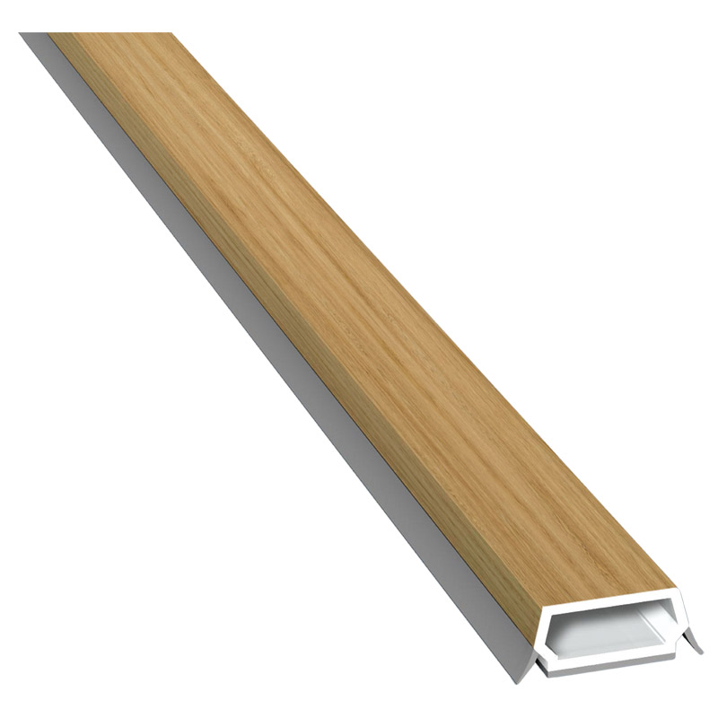 Trapez-Sprosse 23 mm SK Lg. 6,00 mfoliert, mit zwei schwarzen Weichlippen470 3001 TURNER OAK MALT [147] Produktbild BIGPIC L