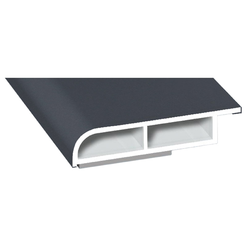 Kammerprofil 35x7 mm SK Lg. 6,00 mfoliert, mit Nase70 1605-097 ANTHRAZITGRAU GLATT 2 [56] Produktbild BIGPIC L