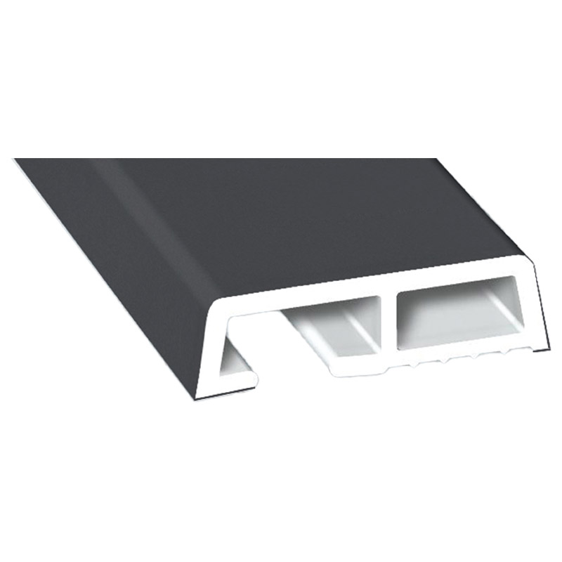 Verkleidungsprofil 35x10 mm Lg. 6,50 mfoliert, klipsbarPX 47858 ANTHRAZIT ULTI MATT [140] Produktbild BIGPIC L