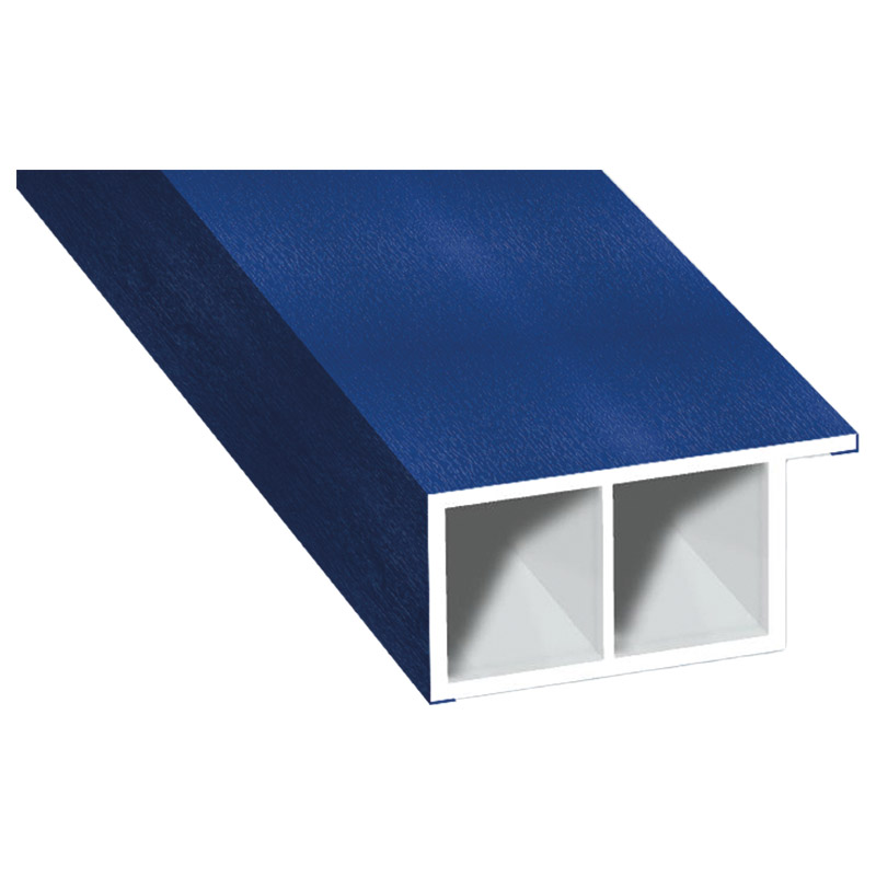 Kammerprofil 30x15 mm Lg. 6,00 mfoliert, mit Nase50 0205-167 ULTRAMARINBLAU [41] Produktbild BIGPIC L