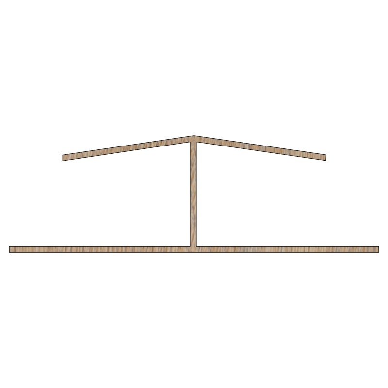 H-Profil 47x21 mm Lg. 6,00 mfoliert470 3001 TURNER OAK MALT [147] Produktbild BIGPIC L