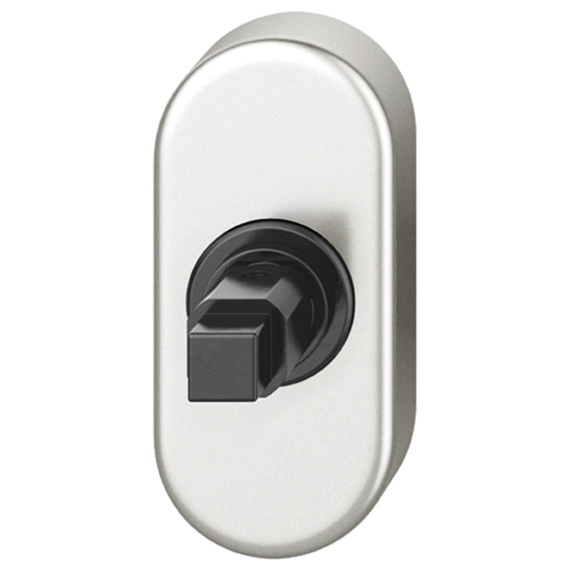 FSB aufliegende Fenstergriffrosette mit Bediensperre oval in Objektausführung 34 0000 211 Produktbild BIGPIC L