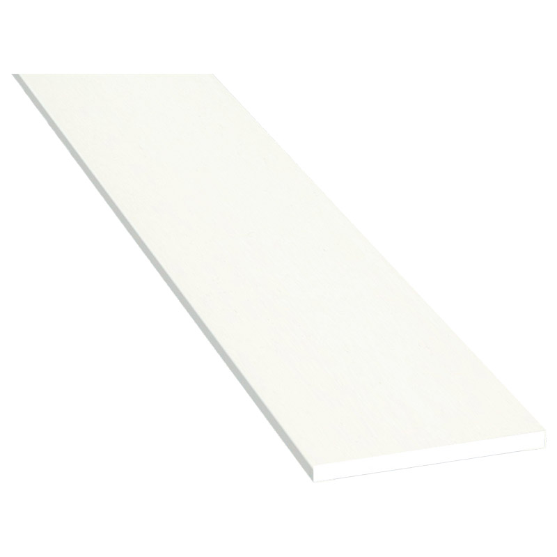 Flachprofil 40x3 mm Lg. 6,00 mfoliert456 5053 ALTWEIß [130] Produktbild BIGPIC L