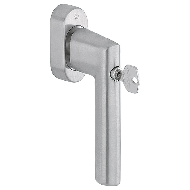 HOPPE Fenstergriff AMSTERDAM E0400S/UD9056  SecuForte® abschließbar - inkl. Schrauben Produktbild BIGPIC L