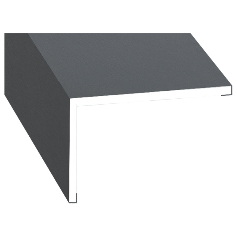 Winkelprofil 40x60x3 mm Lg. 6,00 mAußen foliert70 1205-167 BASALTGRAU [52] Produktbild BIGPIC L