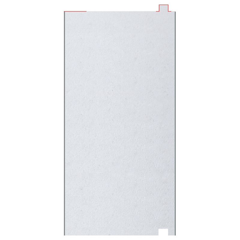 greenteQ Unterbaudämm-Profil mit Klebestreifen Türschwelle 2350x100/103x50, gefräst, beidseitige PVC-Beschichtung 1mm , ähnlich dem  RAL Farbton 7004 Produktbild BIGPIC L