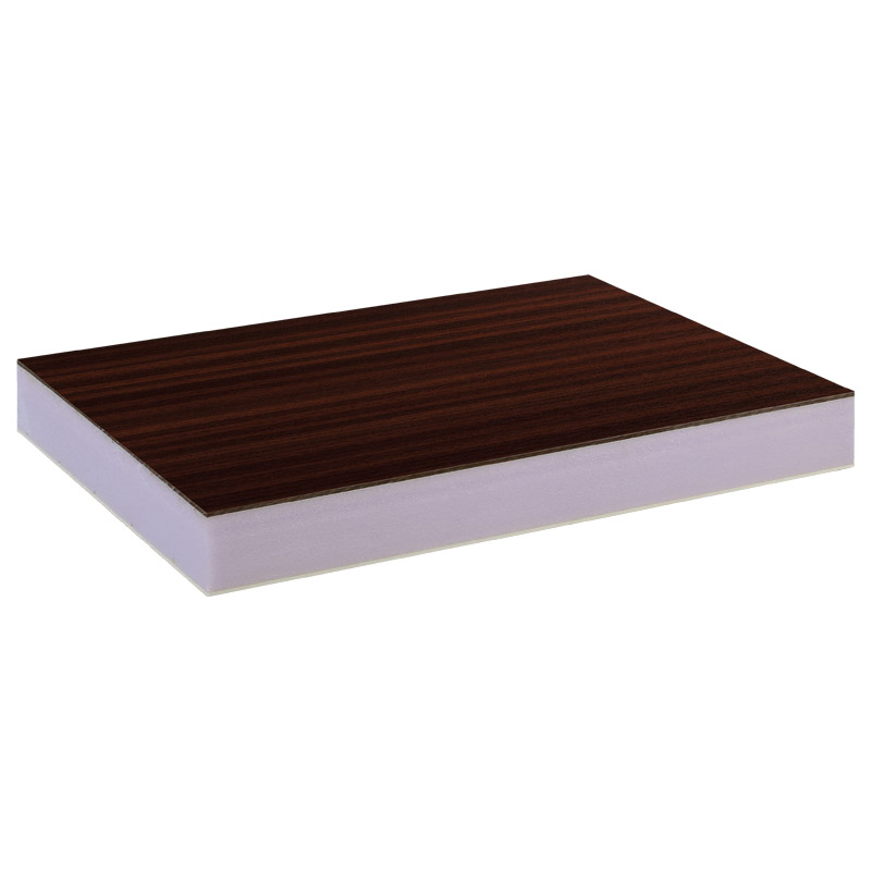 greenteQ Sandwichplatte HPL/HD/PVC einseitig HPL Renolit, XPS-Kern, Holztöne Produktbild BIGPIC L