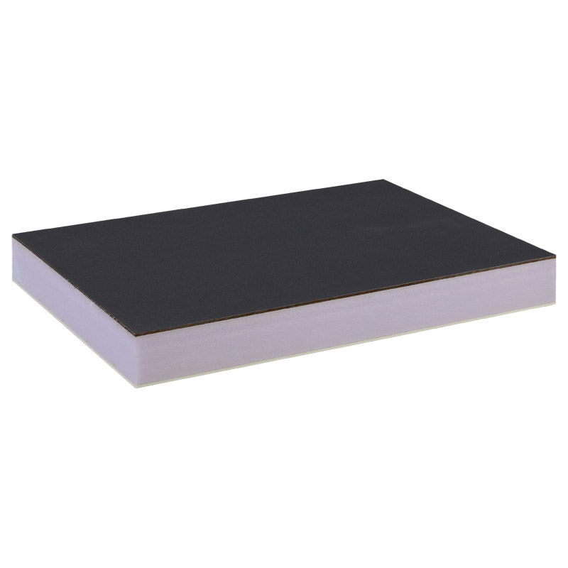 greenteQ Sandwichplatte HPL/HD/PVC einseitig HPL Hornschuch, XPS-Kern, Grautöne Produktbild BIGPIC L