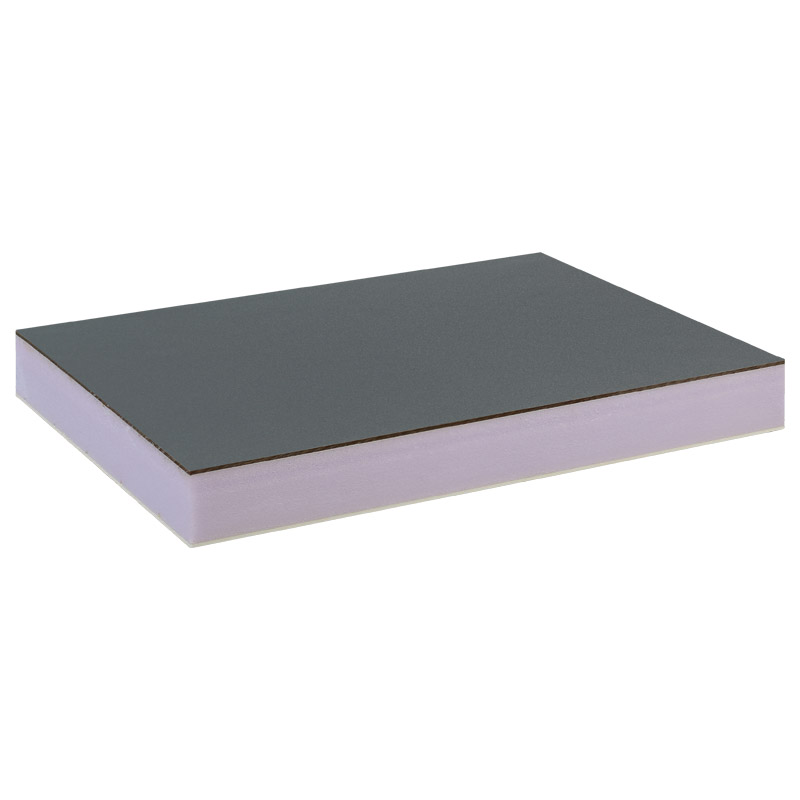 greenteQ Sandwichplatte HPL/HD/PVC einseitig HPL Renolit, XPS-Kern, Grautöne Produktbild BIGPIC L