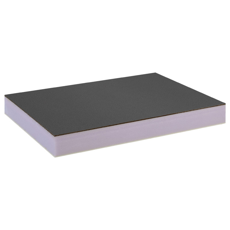 greenteQ Sandwichplatte HPL/HD/PVC einseitig HPL Hornschuch, XPS-Kern, Grautöne Produktbild BIGPIC L