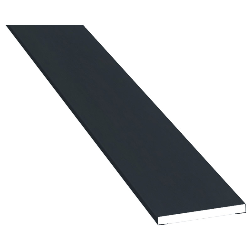 Flachprofil 30x3 mm Lg. 6,00 mfoliert436 6003 ANTHRAZITGRAU MATT [116] Produktbild BIGPIC L