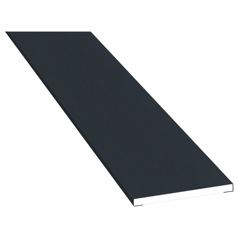 Flachprofil 40x3 mm Lg. 6,00 mfoliert436 6003 ANTHRAZITGRAU MATT [116] Produktbild BIGPIC L