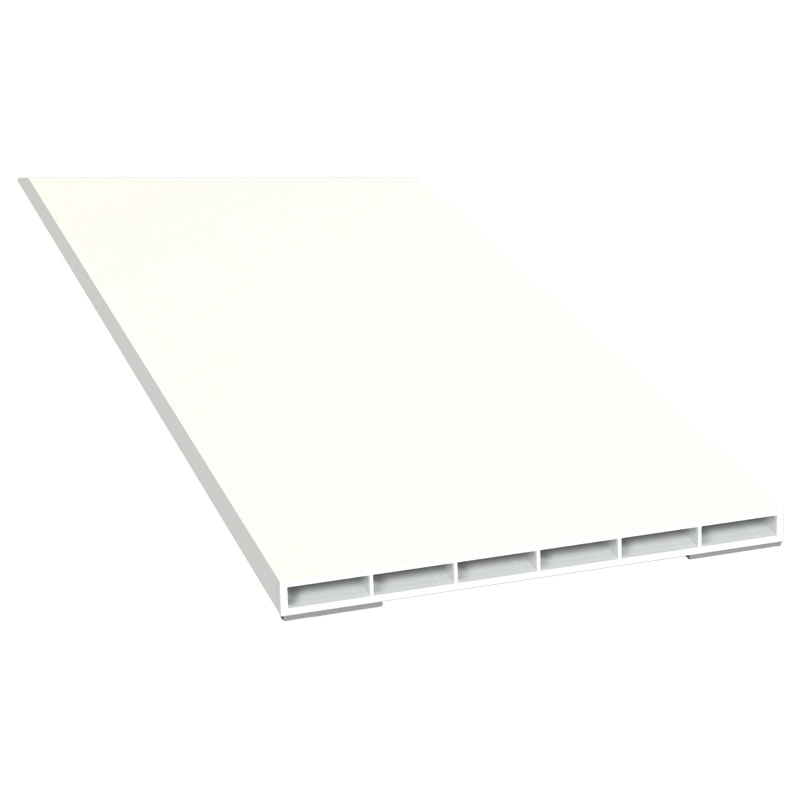 Kammerprofil 100x7 mm SK Lg. 6,00 mfoliert, ohne NasePX 5205 WEIß [75] Produktbild BIGPIC L