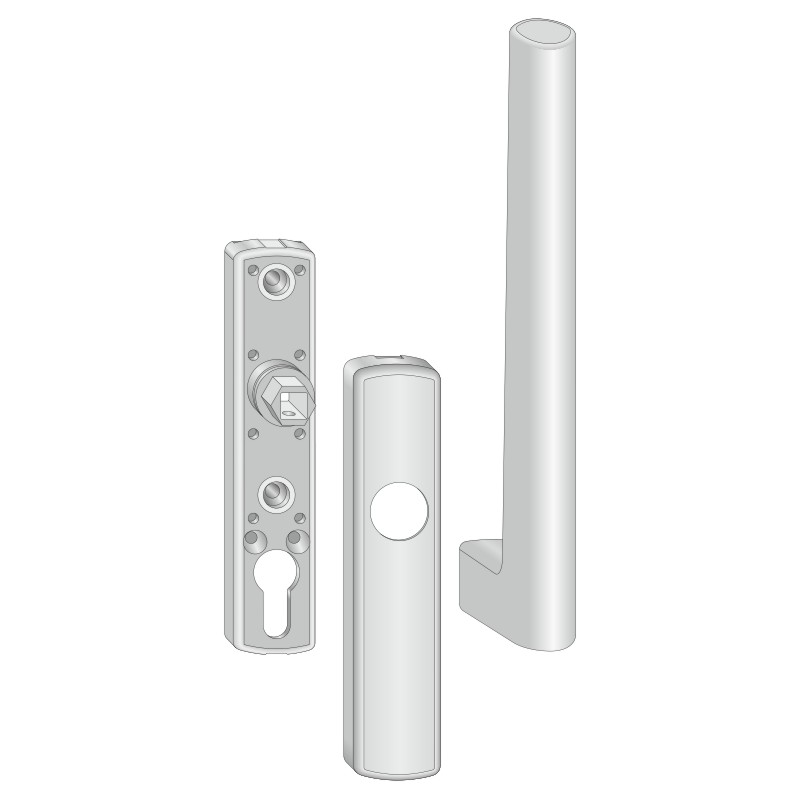 Hebel Si-line HS300 A0236 Ral 8022 K1 Produktbild BIGPIC L