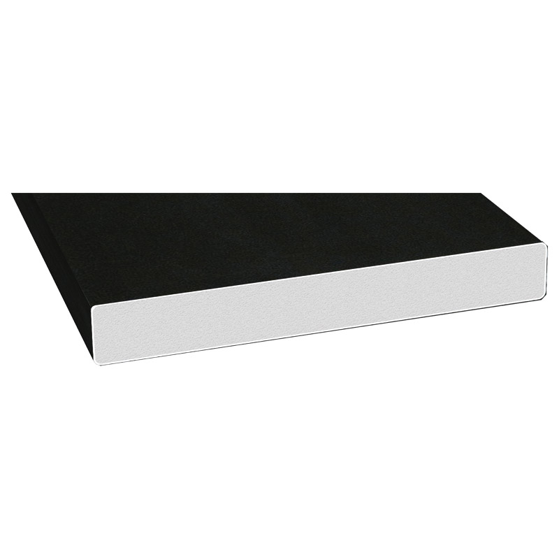 Schaumprofil 150x20 mm Lg. 6,00 mfoliert, PVC-Hartschaum446 7062 JET BLACK SFTN CC+ [146] Produktbild BIGPIC L