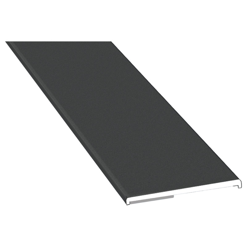 Flachprofil 50x3/2 mm SK Lg. 6,00 mfoliert470 6003 MATTEX ANTHRAZITGRAU [161] Produktbild BIGPIC L