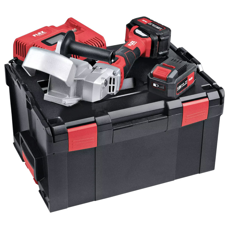 FLEX Akku-Rinnenträger-Einlassfräse RFE 40 18.0-EC/5.0 Set Produktbild BIGPIC L