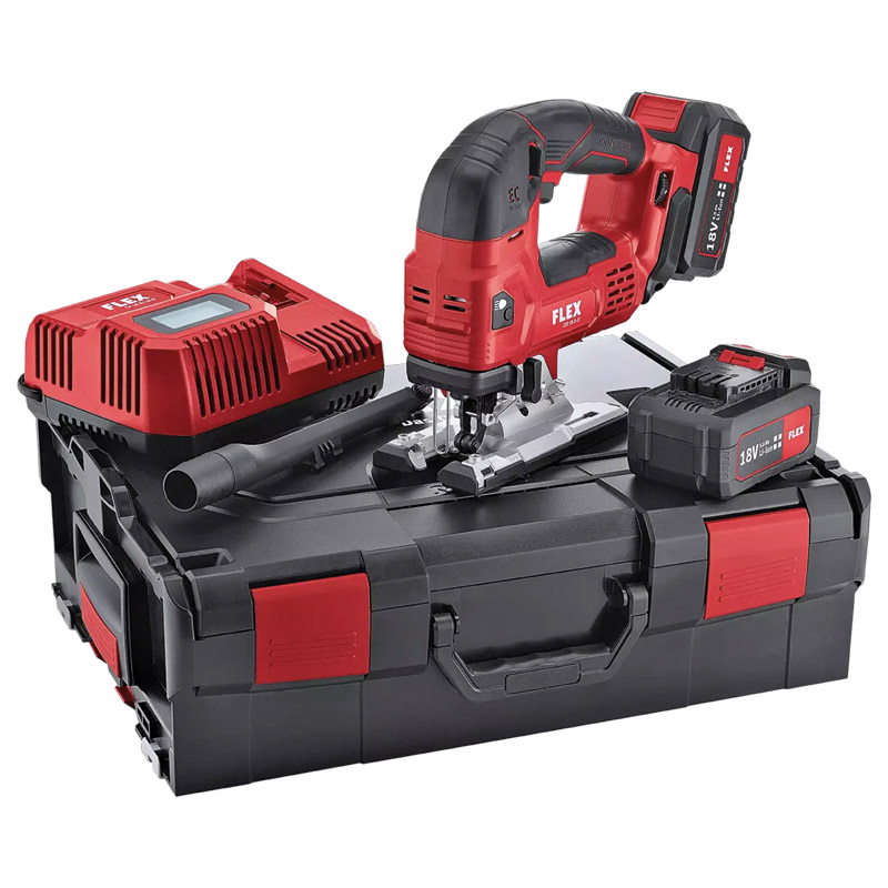 FLEX Akku Stichsäge JSB 18.0-EC/5.0 Set Produktbild BIGPIC L