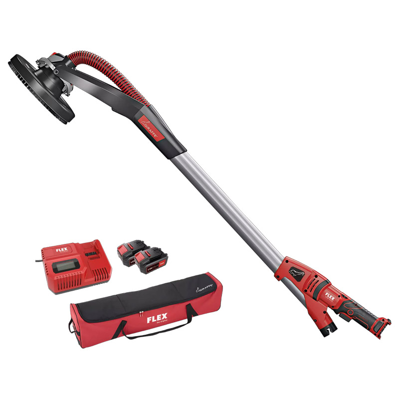 FLEX Akku Wand- und Deckenschleifer Giraffe® mit Wechselkopfsystem GE MH 18.0-EC/5.0 Set+MH-X Produktbild BIGPIC L