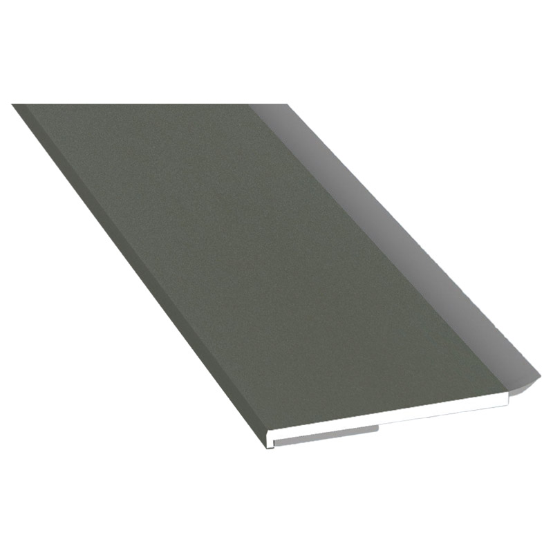 Flachprofil 40x3 mm WL SK Lg. 6,00 mfoliert, WL Schwarz70 3905-083 QUARZGRAU GLATT [63] Produktbild BIGPIC L