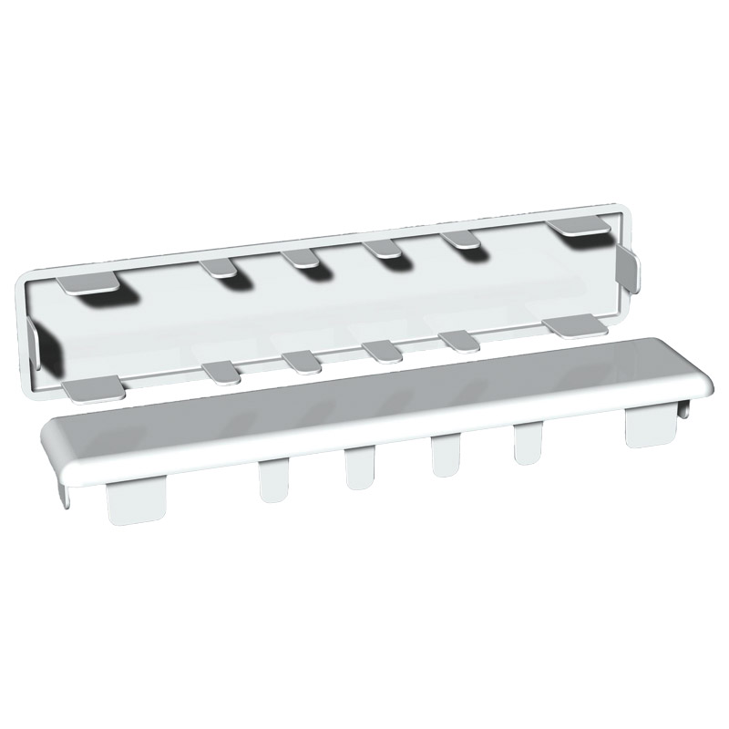 Endkappe für Hohlkammerprofil 170x35 mmMoosgrün, VE: 50 Stückdurchgefärbt passend zu Moosgrün RAL 6005 Produktbild BIGPIC L