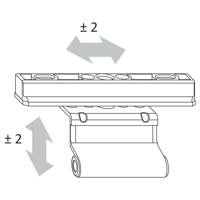 Kippflügelband 12/20-13 Ral 9016 K50 Produktbild BIGPIC L
