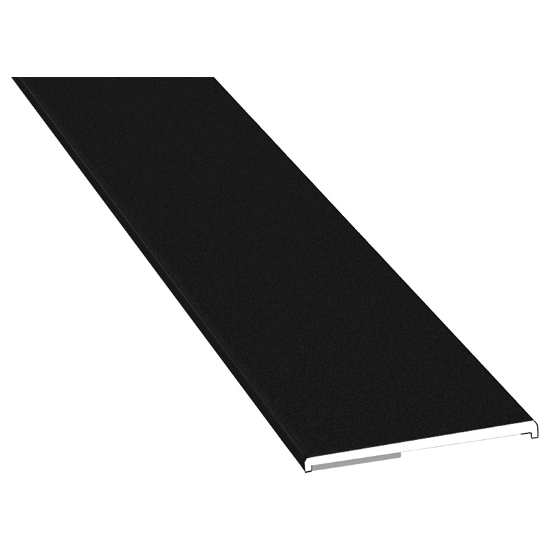 Flachprofil 40x3/2 mm SK Lg. 6,00 mfoliert476 6062 MATTEX JET BLACK [164] Produktbild BIGPIC L