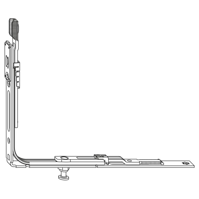 SIEGENIA-AUBI TITAN Eckumlenkung VSU/K+ BSW A0273 Produktbild BIGPIC L