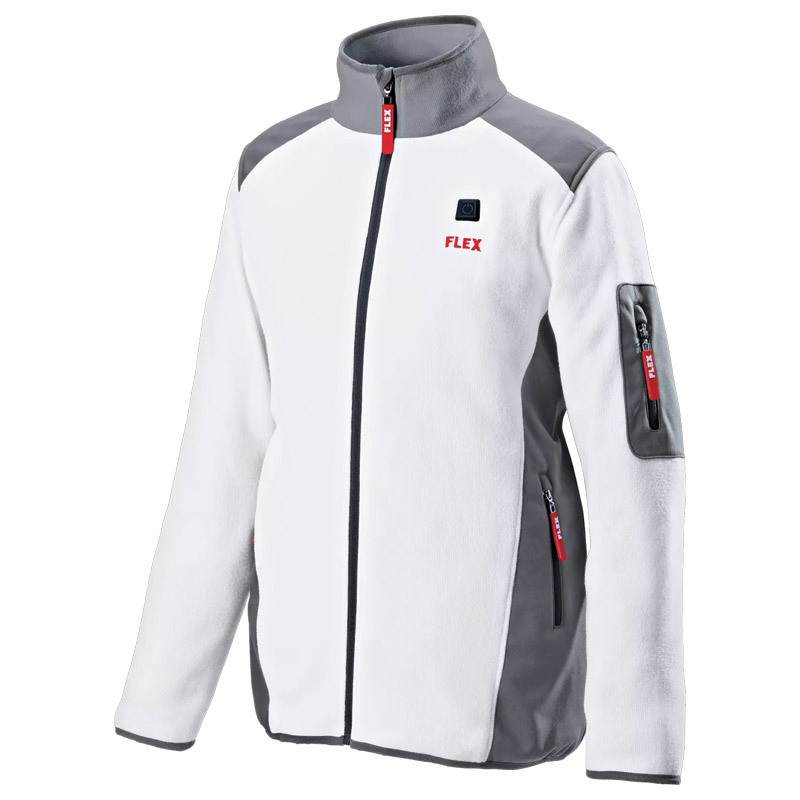 FLEX Akku Heizjacke Fleece TF White 10.8/18.0 Lady Produktbild BIGPIC L
