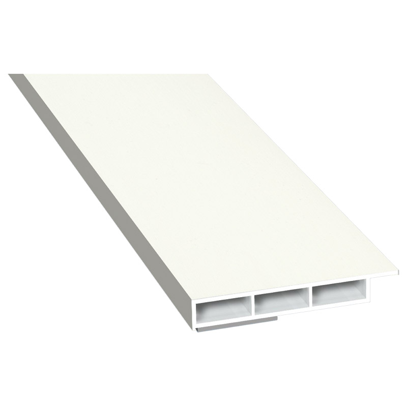 Kammerprofil 50x7 mm SK Lg. 6,00 mfoliert, mit Nase456 4053 REAL WOOD ALTWEIß [92] Produktbild BIGPIC L