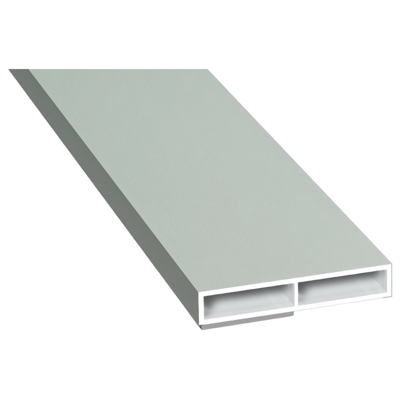 Kammerprofil 40x7 mm SK Lg. 6,00 mfoliert, ohne Nase70 3805-167 ACHATGRAU [62] Produktbild BIGPIC L