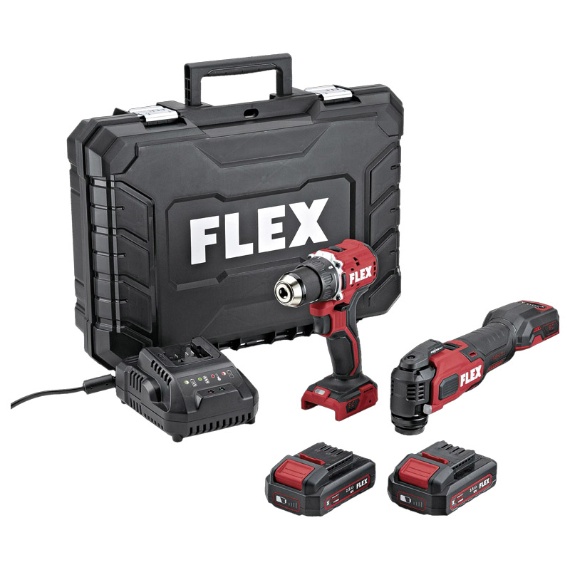 FLEX Akkuschrauber DD2G & Multitool MT DUOpack DD 2G + MT Produktbild BIGPIC L