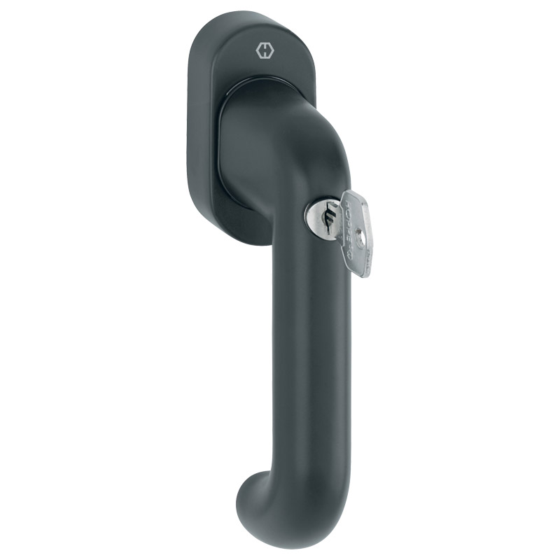 HOPPE Fenstergriff PARIS E038S/US9056 100NM Secustik® abschließbar - inkl. Schrauben Produktbild BIGPIC L