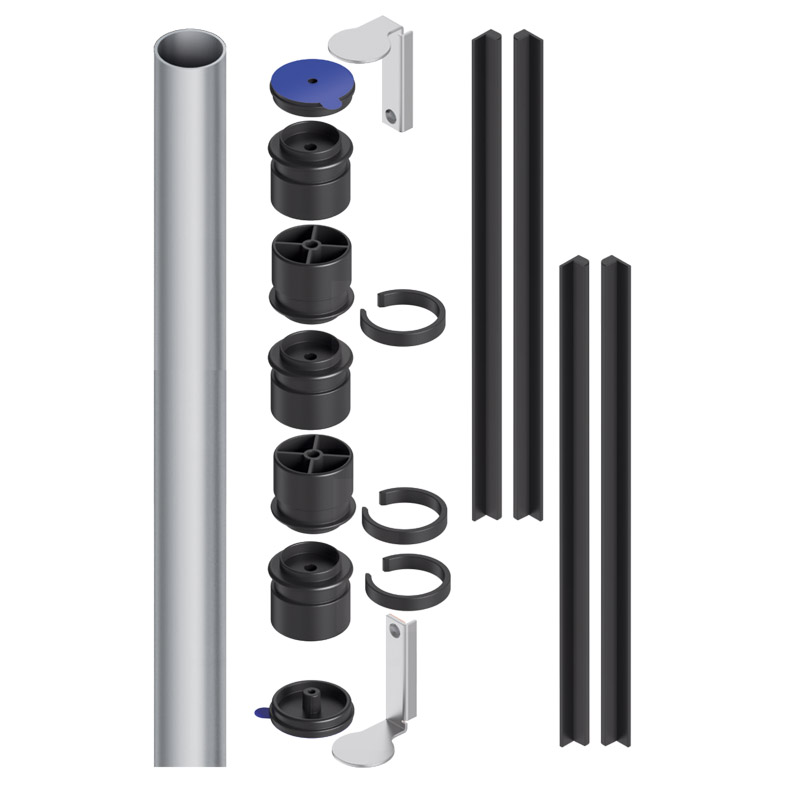 PLANET Fingerschutz-Abdeckprofil FSA 8800 3-teilig [S30] Produktbild BIGPIC L
