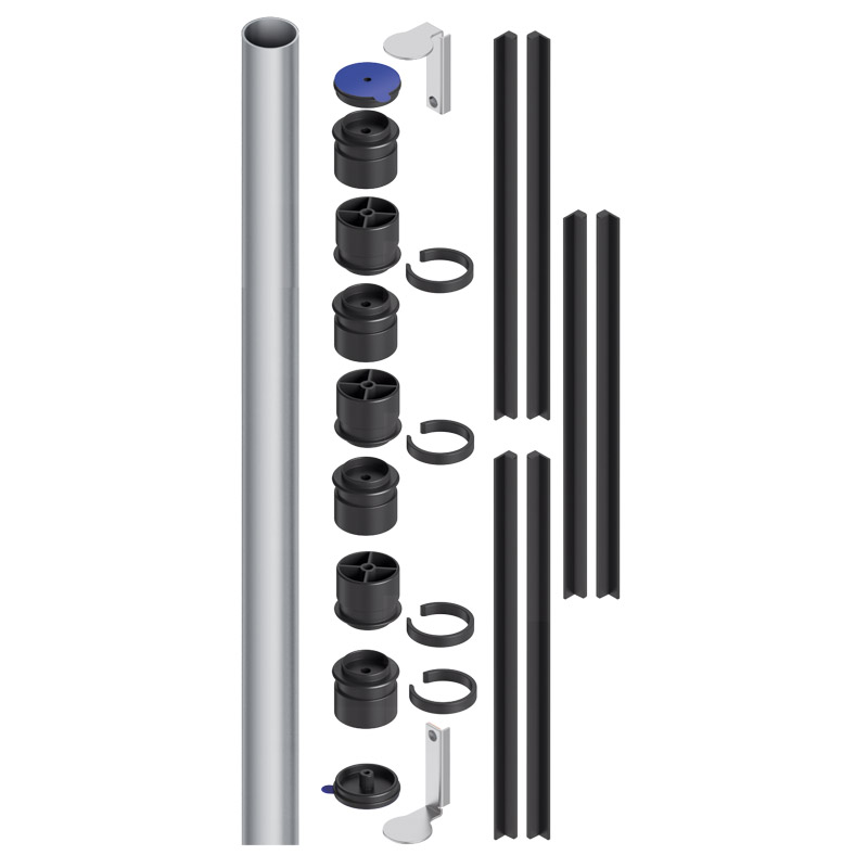 PLANET Fingerschutz-Abdeckprofil FSA 8800 4-teilig [S30] Produktbild BIGPIC L
