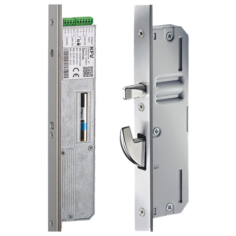 KFV Mehrfachverriegelung GENIUS U10/30/65 GEN AS2600 mit 2 Schwenkhaken und angeschrägter Softlockfalle Produktbild BIGPIC L
