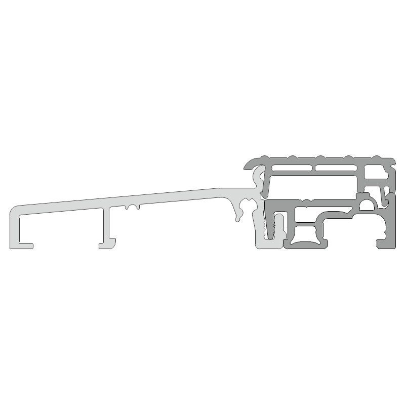 greenteQ Schwelle TB kantig grau mit Deckel grau geriffelt Produktbild BIGPIC L