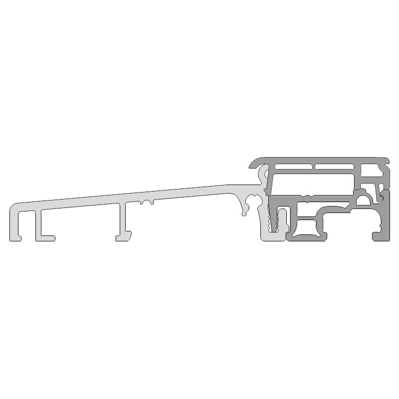 greenteQ Schwelle TB kantig grau mit Deckel grau glatt Produktbild BIGPIC L